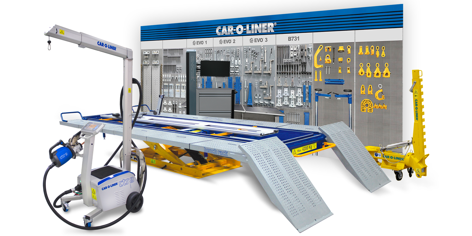 A range of Car-O-Liner Equipment
