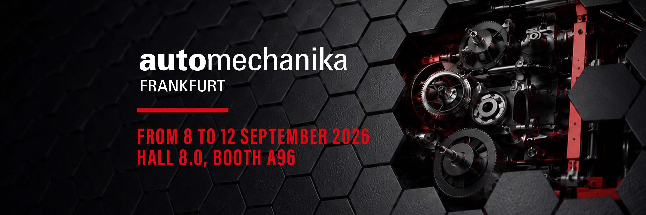 "automechanika Frankfurt, From 8 to 12 September 2026 Hall 8.0 Booth A96"