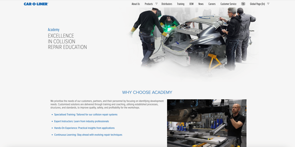 Car-O-Liner Academy Page