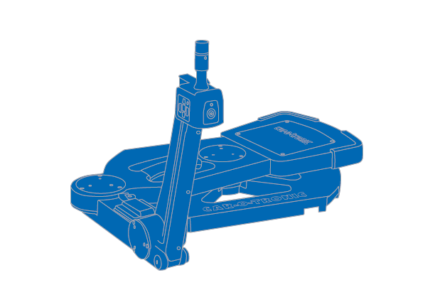 Car-O-Tronic in the style of a blueprint