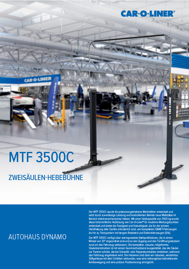 MTF3500C German Brochure Front Page