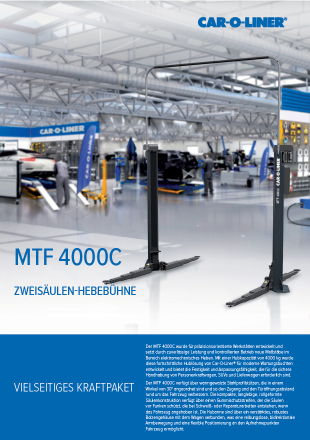 MTF4000C Italian Brochure Front Page